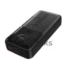 Портативный аккумулятор MORE CHOICE (4620202552815) PB35-20 20000mAh 2USB+1Type-C 3.0A 22.5W+PD20W+QC3.0 LE, черный
