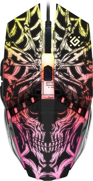 Мышь проводная Defender Prototype GM-670L черный, 2400 dpi, USB, кнопки - 6