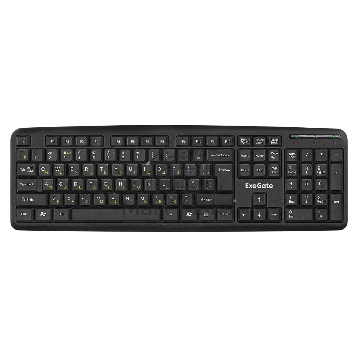 Клавиатура ExeGate Professional Standard LY-331S проводная, USB Type-A, чёрный