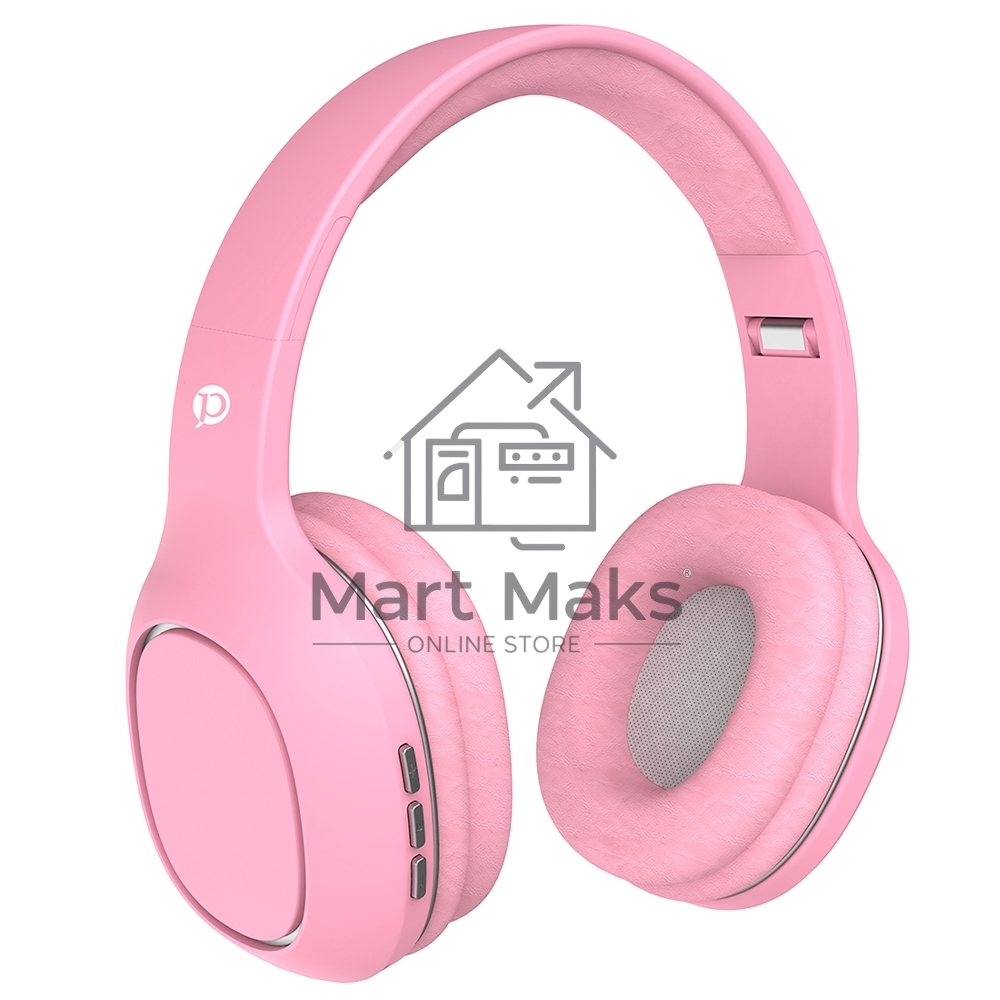 Беспроводные наушники PERO BH04 Pink, полноразмерные