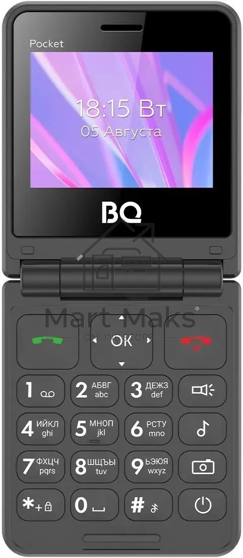 Мобильный телефон BQ 2456 Pocket красный