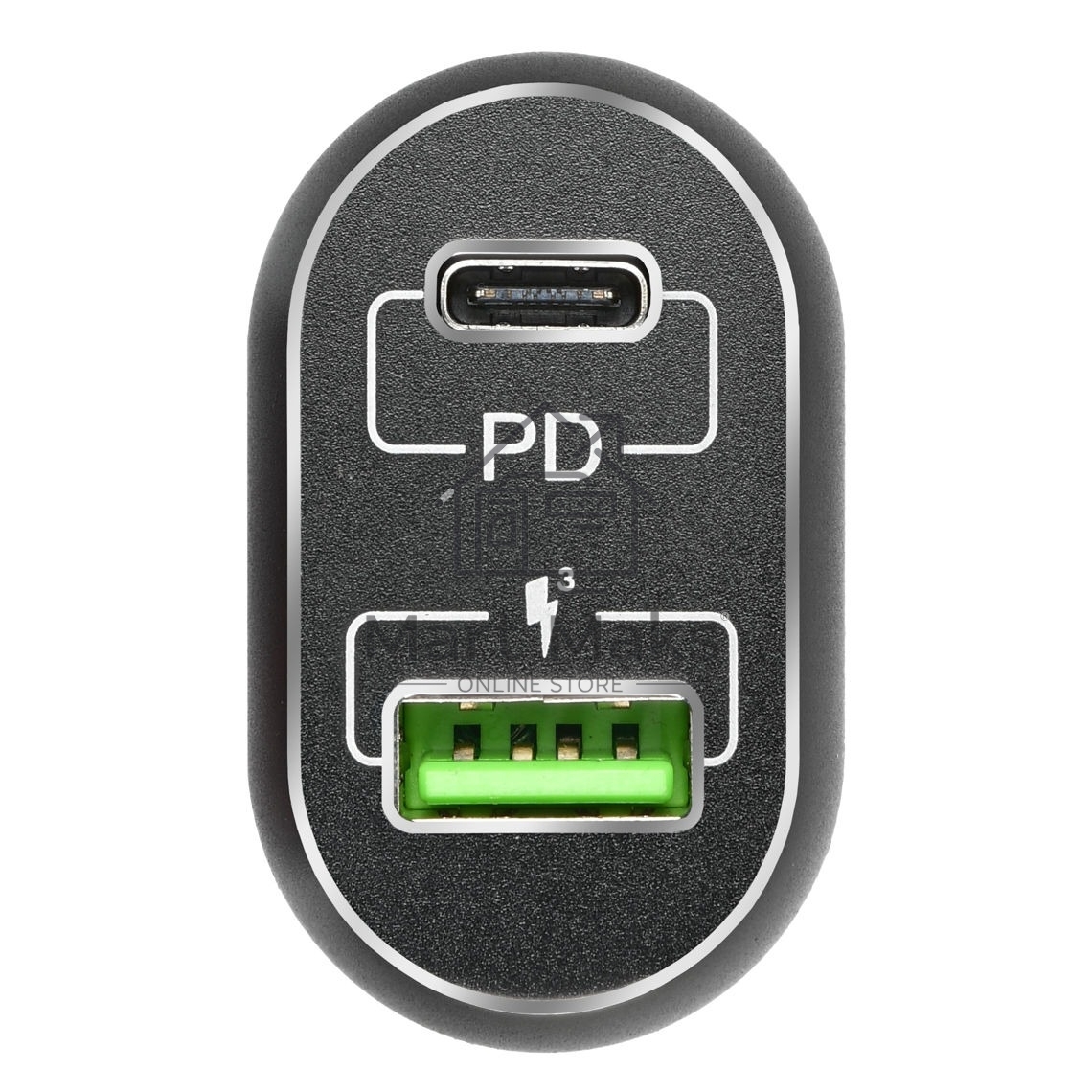 Автомобильное ЗУ ACD ACD-С632P-V1B 63Вт, 2xUSB 1PD+1QC, 3.6~20В/3А RTL