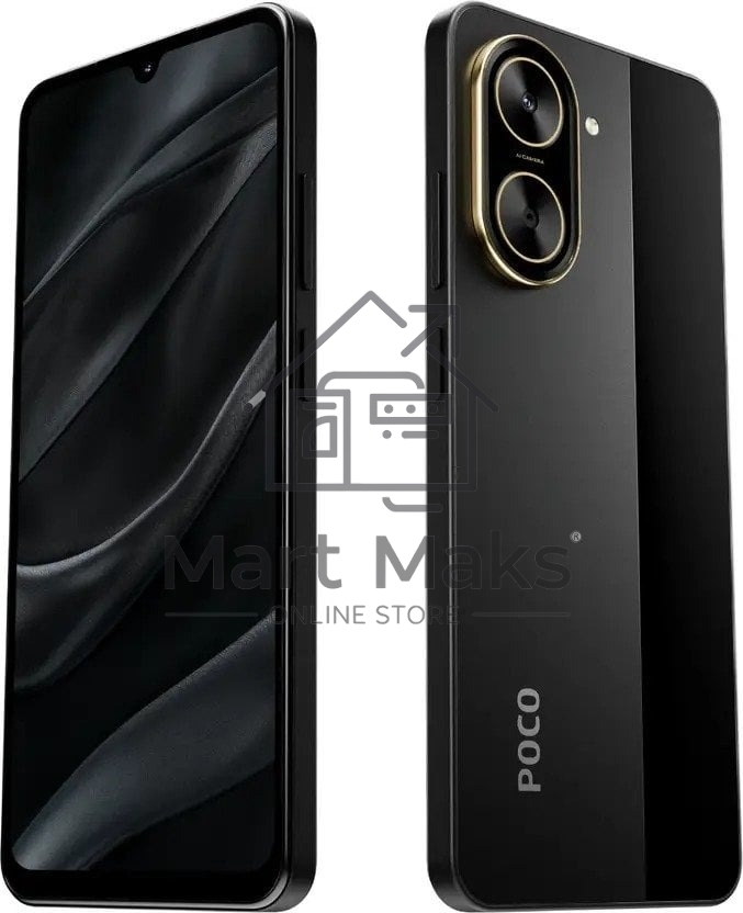 Смартфон POCO C71 RU 3/64Gb черный