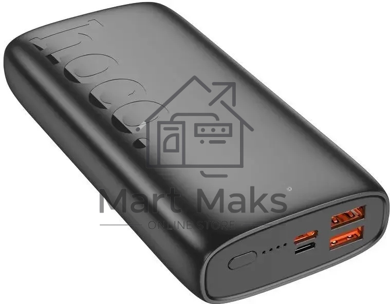 Портативный аккумулятор Hoco J122A Respect 20000mAh QC/PD 22.5W 3A USB-A/USB-C черный