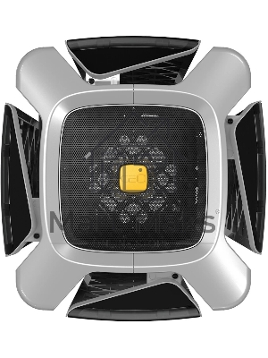 Компьютерный корпус без блока питания Geometric Future Model 2 The Ark, Midi-Tower, TG, no fans, 3xUSB-A 3.0, 1xUSB 3.2 Type-C, mATX, mITX Gray