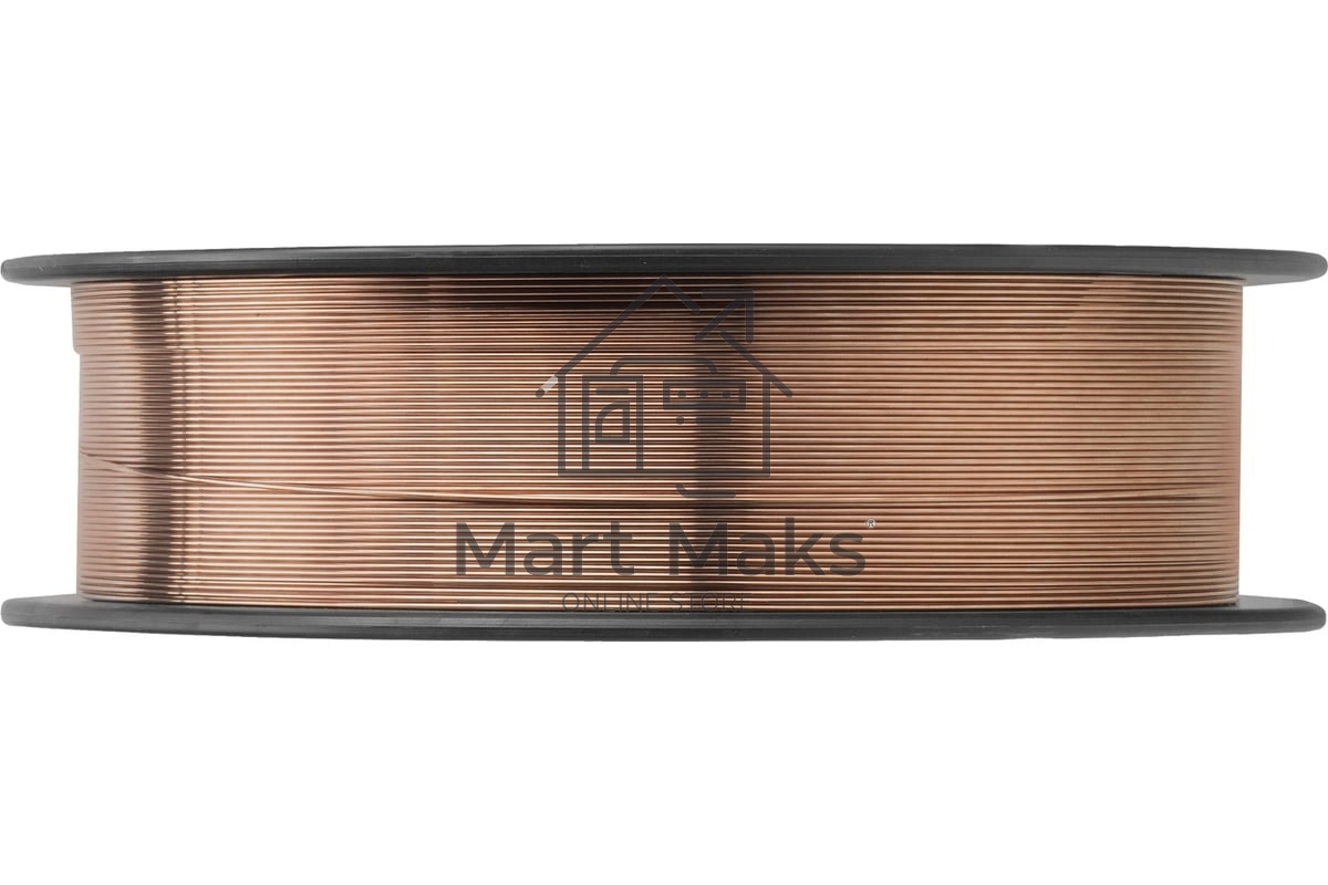 Омедненная проволока ER70S-6, диам. 1 мм, 5 кг, диам. катушки D200 Denzel