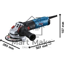 Угловая полировальная машина Bosch GWS 17-125 SB 1700Вт D125мм (06017D0700)