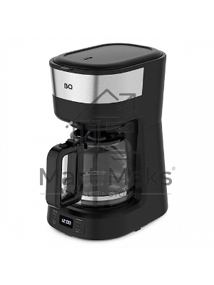 Кофеварка капельная BQ CM1000 черный-стальной, исп. кофе - молотый, 1.2 л, 900 Вт.