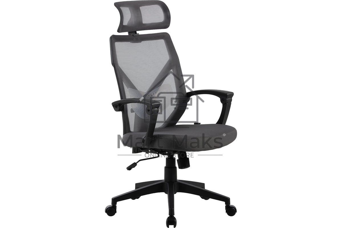 Кресло компьютерное Cactus CS-MC414-BK черный, сетка/ткань