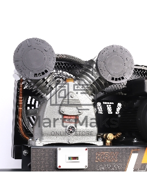 Компрессор Patriot KRX 420 L100, поршневой, ременной, масляный, 420 л/мин, 100 л, 10 бар, 2.2 кВт, 230 В