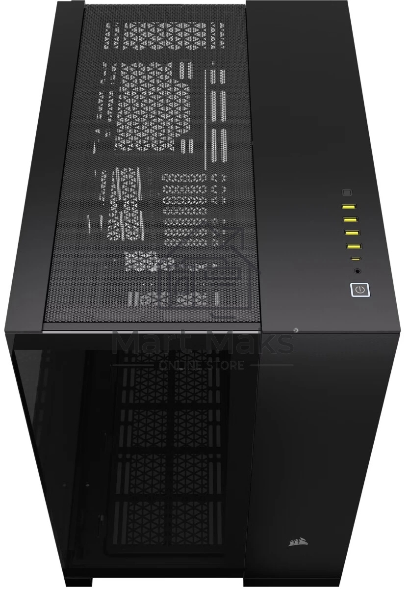 Компьютерный корпус без блока питания Case Corsair iCUE LINK 6500X RGB, Midi-Tower, TG, 3x120mm RGB, 4xUSB-A 3.2, 1xUSB 3.2 Type-C, E-ATX, ATX, mATX, mITX черный