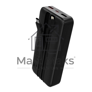 Внешний аккумулятор MORE CHOICE (4620202552815) PB35-20 20000mAh 2USB+1Type-C 3.0A 22.5W+PD20W+QC3.0 LE, черный