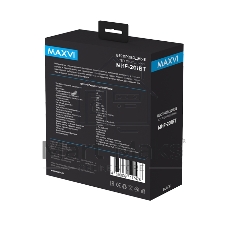 Беспроводные полноразмерные наушники Maxvi MHF-201BT черные, Bluetooth 5.3\FM\MP3\300 мАч\микрофон