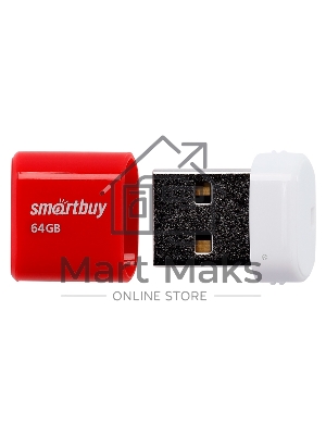Флешка USB R/W R/W Smartbuy Drive 64 Gb,Smartbuy LARA красный SB64 GbLARA-R