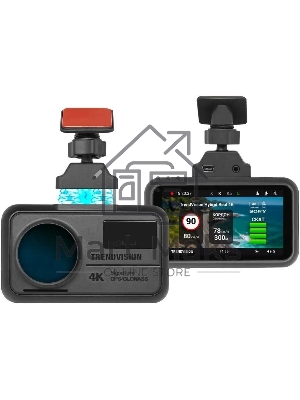 Видеорегистратор с радар-детектором TrendVision Hybrid Signature Real 4K Max GPS ГЛОНАСС черный
