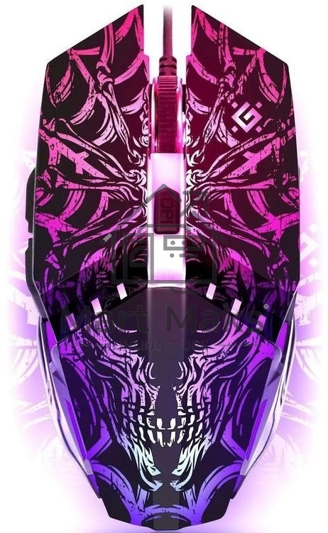 Мышь проводная Defender Prototype GM-670L черный, 2400 dpi, USB, кнопки - 6