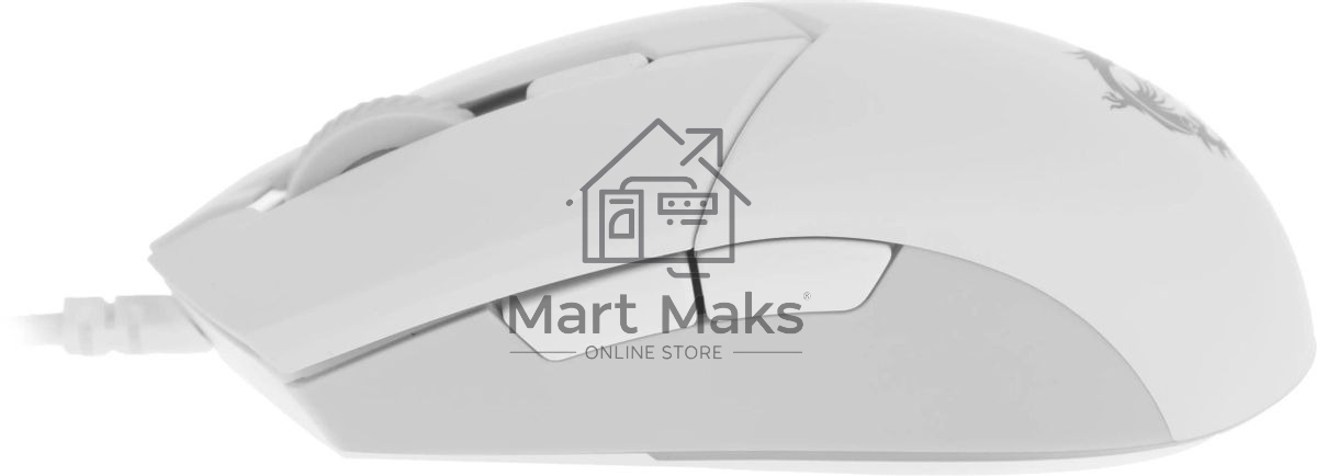 Мышь проводная MSI Clutch GM11 белый, 5000 dpi, USB, кнопки - 6