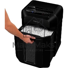 Шредер Fellowes AutoMax 90М черный с автоподачей (секр.P-4) фрагменты 90лист. 17лтр. скрепки скобы пл.карты