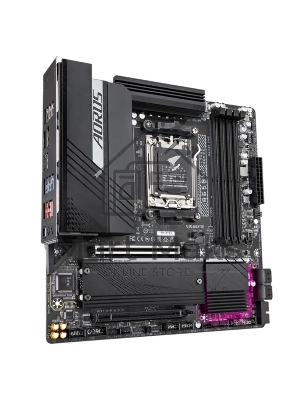 Материнская плата Gigabyte B650M AORUS ELITE, Socket AM5, AMD B650, 4xDDR5, 4xSATA, 2xM.2, 1xPCI-E 4.0 x16, 1xPCI-E 4.0 x4, 1xHDMI, 1xDP, 1x 2.5Gb LAN, 5xUSB-A 3.2 Gen 1, 2xUSB-A 3.2 Gen 2, 4xUSB-A 2.0, 1xUSB-C 3.2 Gen 2, 2x3.5 мм, 7.1, Micro-ATX