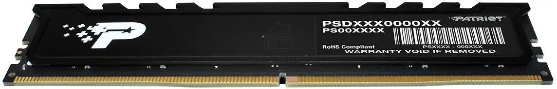 Оперативная память Patriot Signature Premium, DDR5, 16GB (1x16 GB), 5600 MHz, CL46, DIMM, радиатор, черный