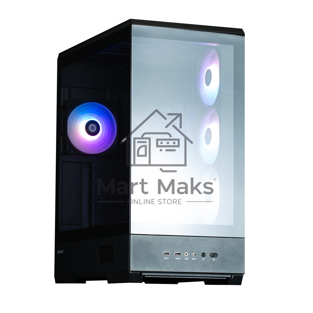 Компьютерный корпус ZALMAN P50 DS, ATX, BLACK, WINDOW, 2x3.5