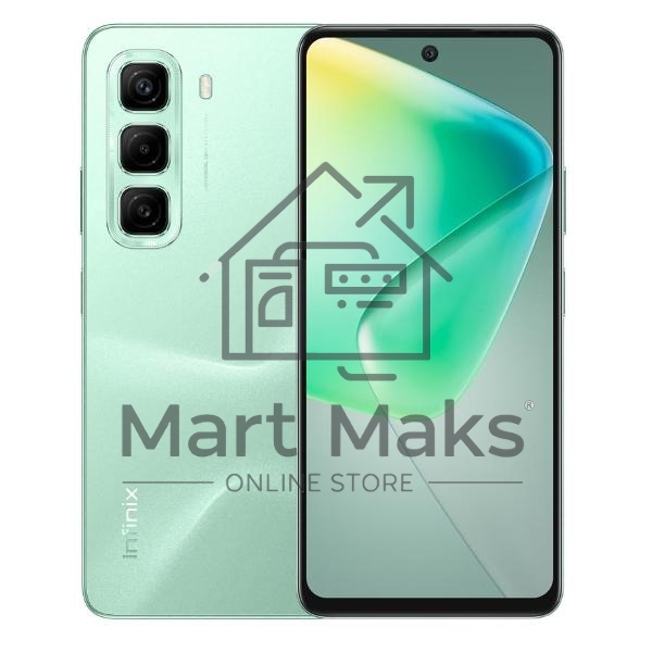 Смартфон Infinix HOT 50, 6/256Gb, зеленый