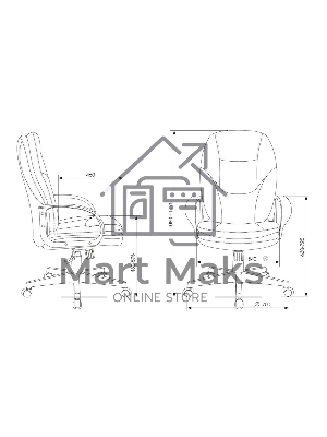 Кресло руководителя Бюрократ CH-868LT/#B черный искусственная кожа