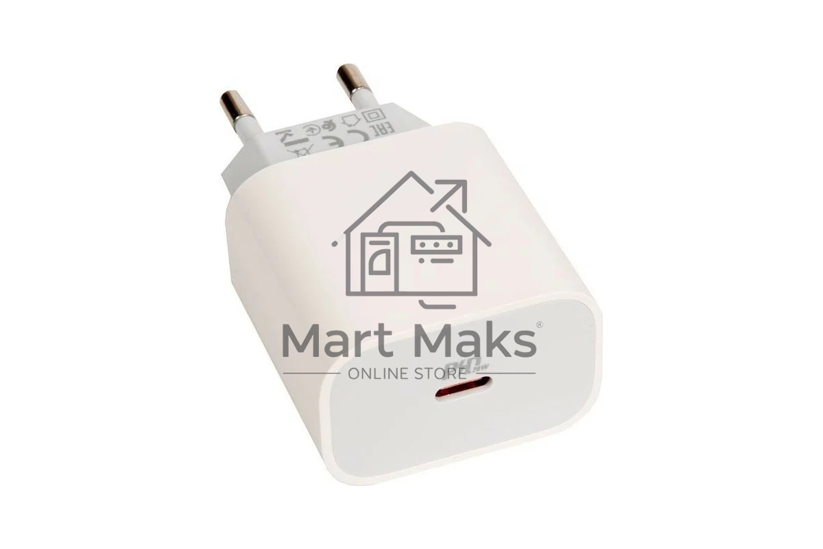 Блок питания (сетевой адаптер) HOCO C76A Plus Speed PD20W, белый