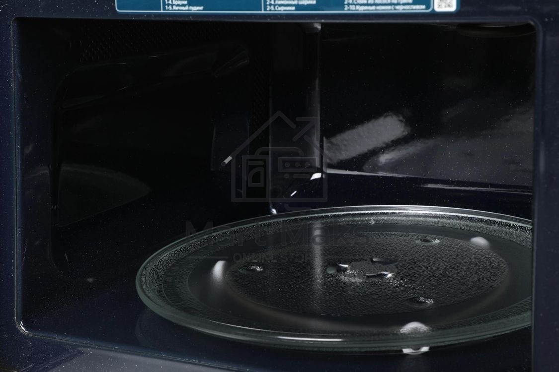 Микроволновая печь Samsung MG23T5018AK/BW черный, 23 л, 800 Вт, переключатели - сенсор