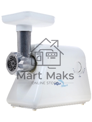 Мясорубка электрическая Ротор Дива-Р ЭМШ 35/300-2 белый, 1500 Вт, 0.6 кг/мин, реверс, насадки - 2