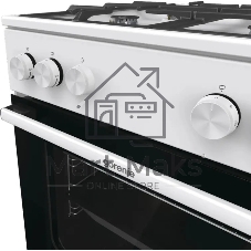 Плита газовая Gorenje GG6A10WFFM белый, конфорок 4 шт, духовка 72 л, 60 см x 85 см x 60 см