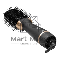 Фен-щётка BBK BHC3500 черный/шампань, 1200 Вт