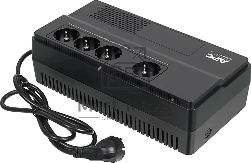 Источник бесперебойного питания APC Back-UPS BV1000I-GR / 1000ВА / 600Вт / 4 х CEE 7 (евророзетка)