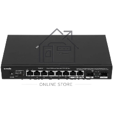 Коммутатор Tenda TEM2010F, 8×2.5 Гбит/с + 2×2.5 Гбит/с SFP, неуправляемый