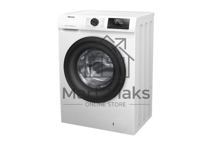 Стиральная машина Hisense WFQP7012VM белая, загрузка фронтальная 7кг, 1200 об/мин., класс: A++