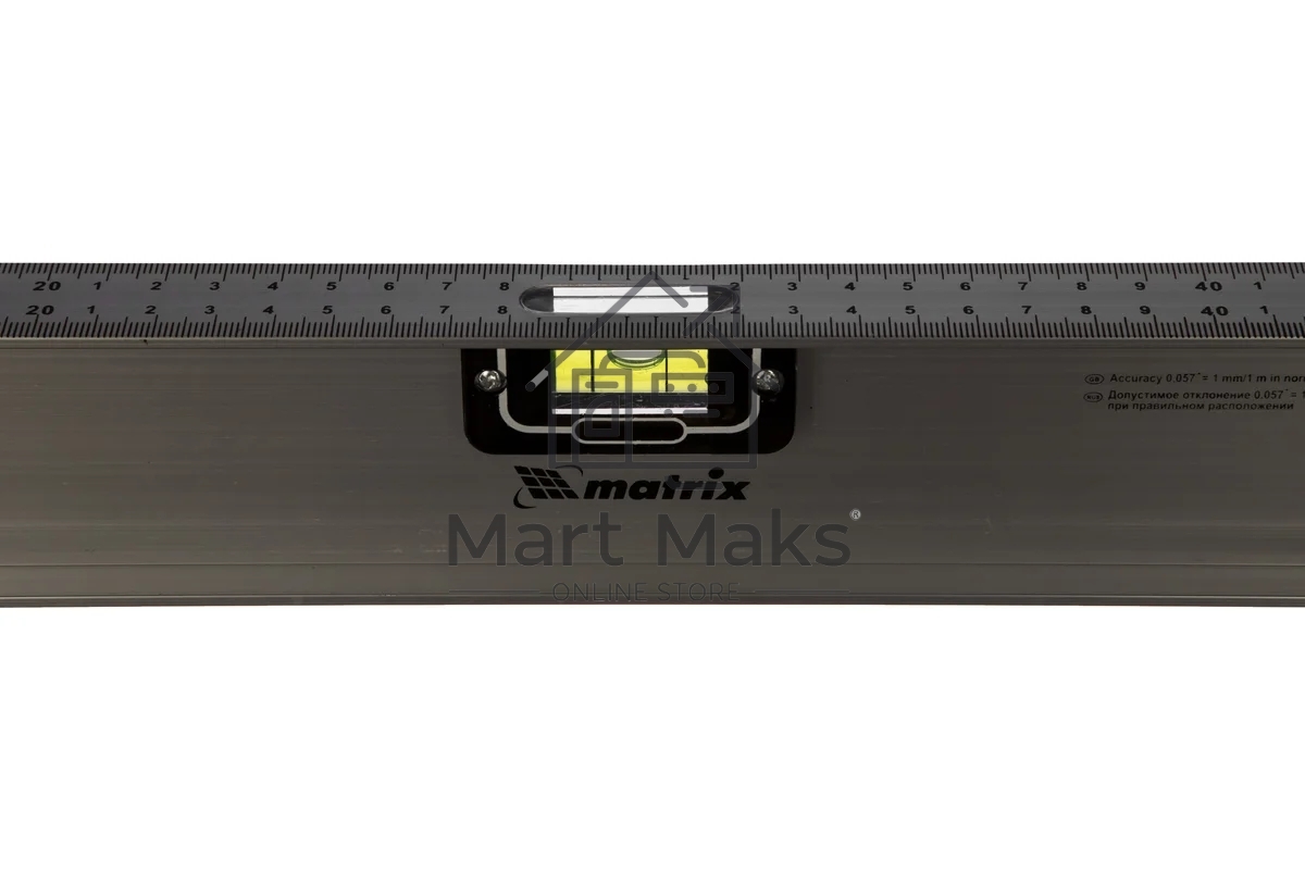 Уровень MATRIX 34023 600мм 1мм/м 3 глазка