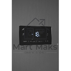 Холодильник Hyundai CS55023F нержавеющая сталь двухкамерный 347/185 л морозилка слева, No Frost, Side by Side