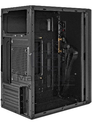 Компьютерный корпус Minitower ExeGate BAA-303-UNS500 (mATX, БП UNS500 с вент. 12см, 2*USB, HD Audio, черный)