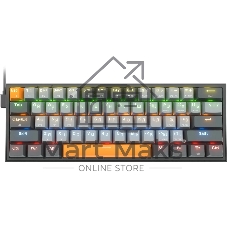 Клавиатура REDRAGON (72600) Fizz RU,Rainbow,melt-gold свитчи