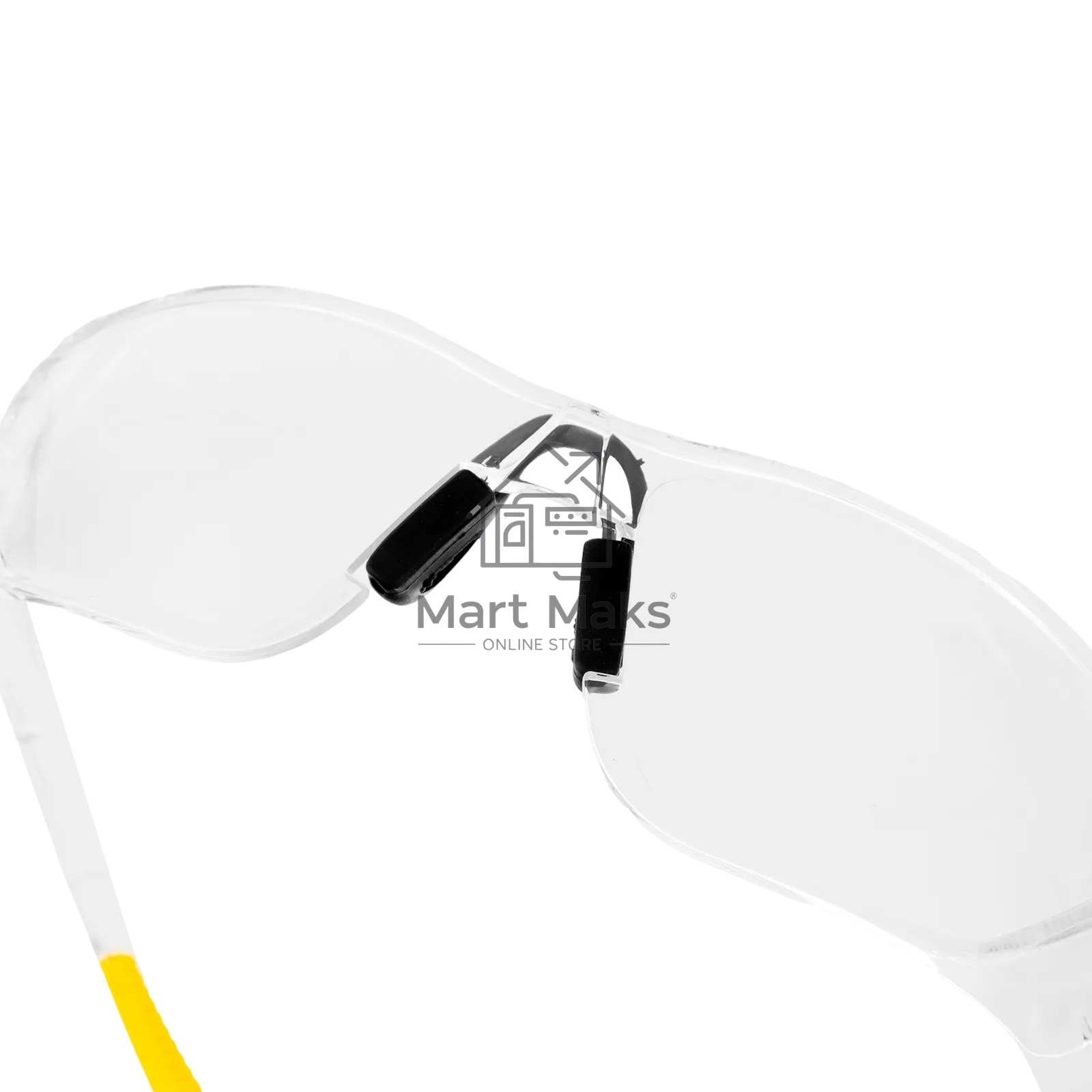 Очки защитные Denzel открытые, поликарбонатные, прозрачная линза