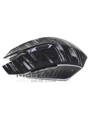 Мышь беспроводная Qumo Edge M17 черный, 2400 dpi, радиоканал, USB, кнопки - 6