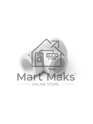 Тройник 75 полипропиленовый PPR белый PRO AQUA