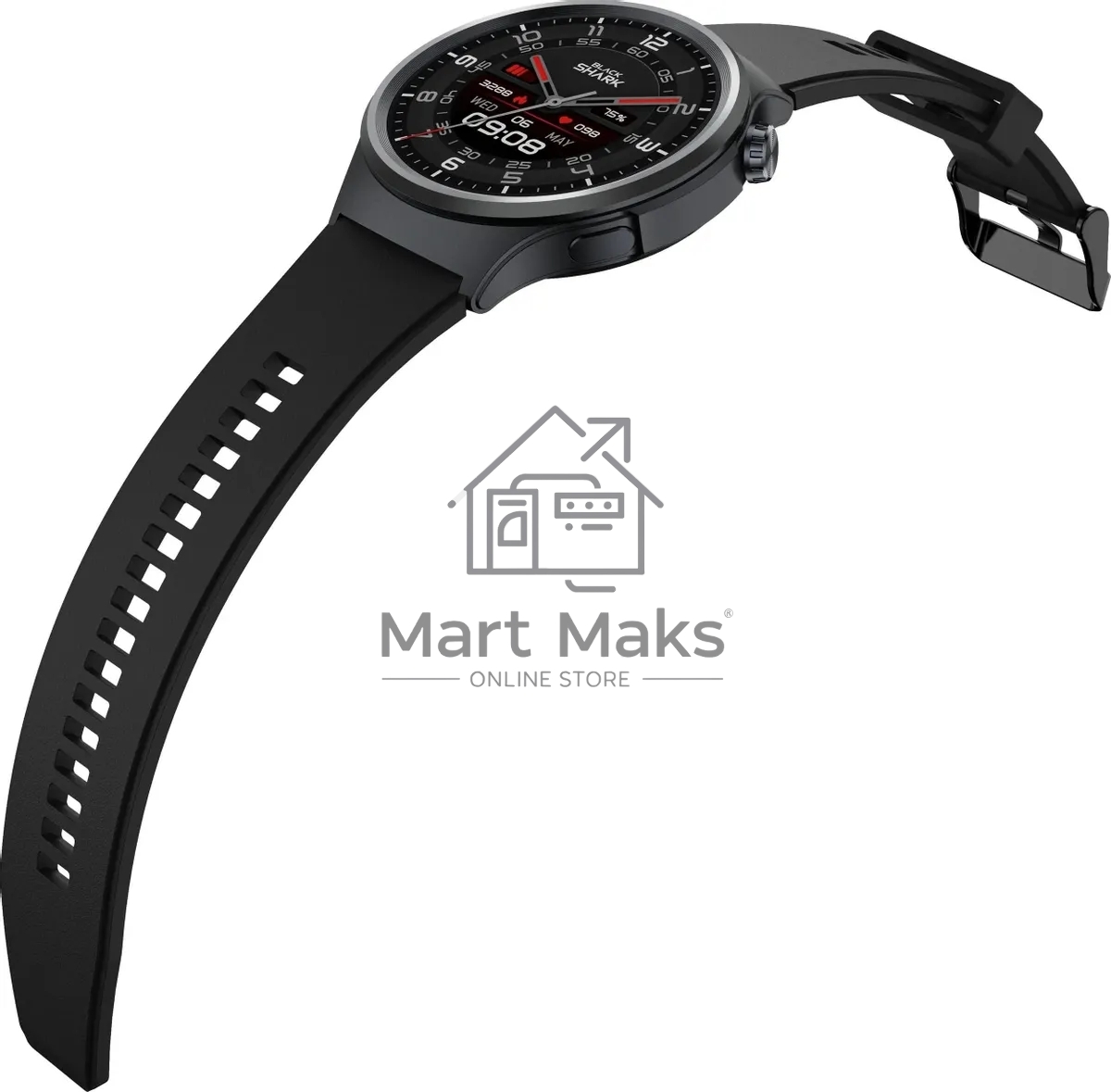 Смарт-часы Black Shark BS-W2404 (A3) AMOLED корп.черный рем.черный (1746935)
