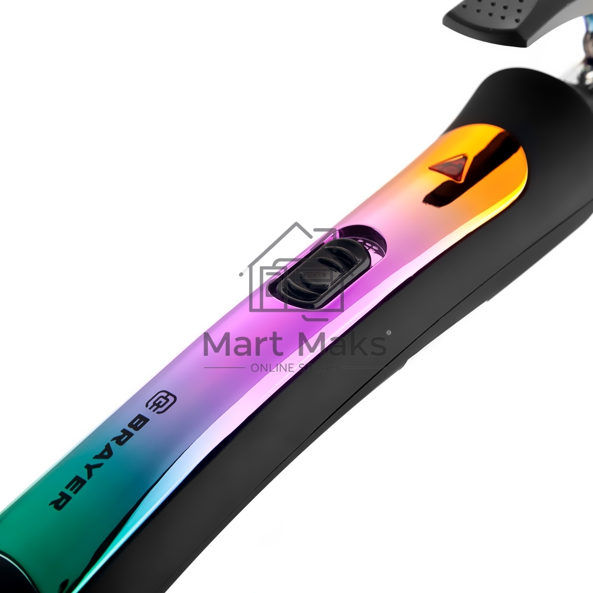 Электрощипцы BRAYER, 9 мм, PTC Heating, Max t.210, Зажим для волос, Шнур 1,8 м
