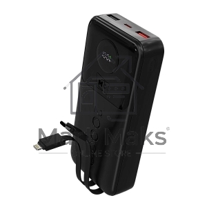Внешний аккумулятор MORE CHOICE (4620202552815) PB35-20 20000mAh 2USB+1Type-C 3.0A 22.5W+PD20W+QC3.0 LE, черный