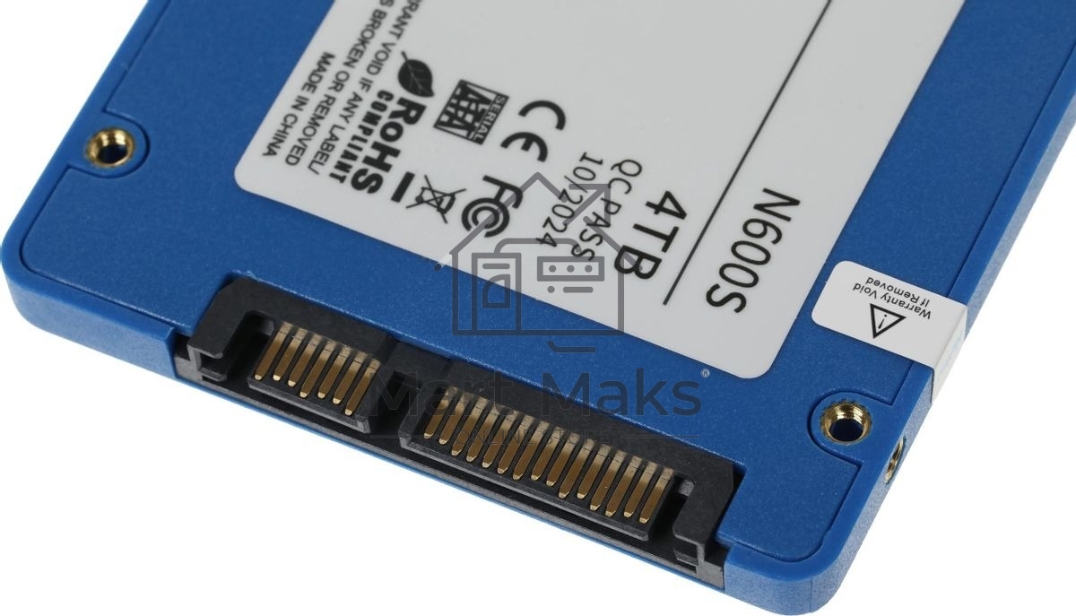 Накопитель SSD Netac SSD N600S 4Tb 2.5 SATAIII 3D NAND, 7мм, R/W up to 545/500MB/s, TbW 2000Tb, 5y wty