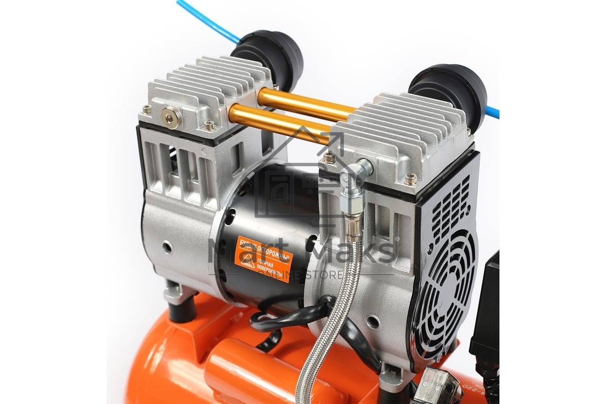 Компрессор поршневой безмасляный Patriot WO 24-220, 200 л/мин, 8 бар, 1250 Вт, 24 л, быстросъемный 1/4