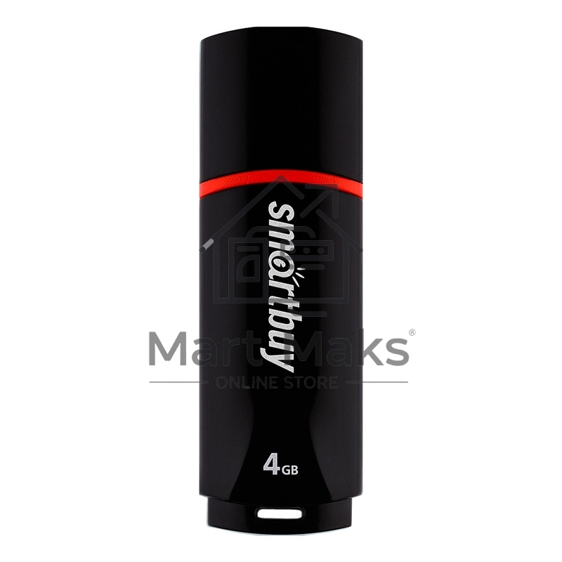 Флешка USB R/W SmartBuy R/W USB Drive 4Gb Crown Black SB4GBCRW-K