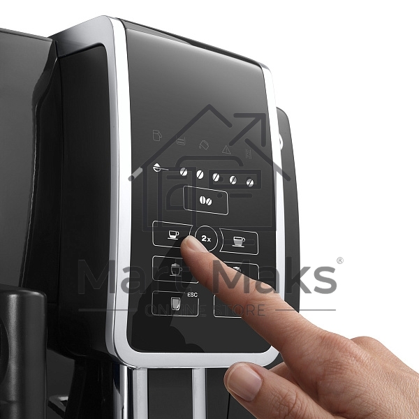 Кофемашина автоматическая DeLonghi ECAM350.50.B черный, исп. кофе - зерновой/молотый, 1.8 л, 1450 Вт, 15 Бар.