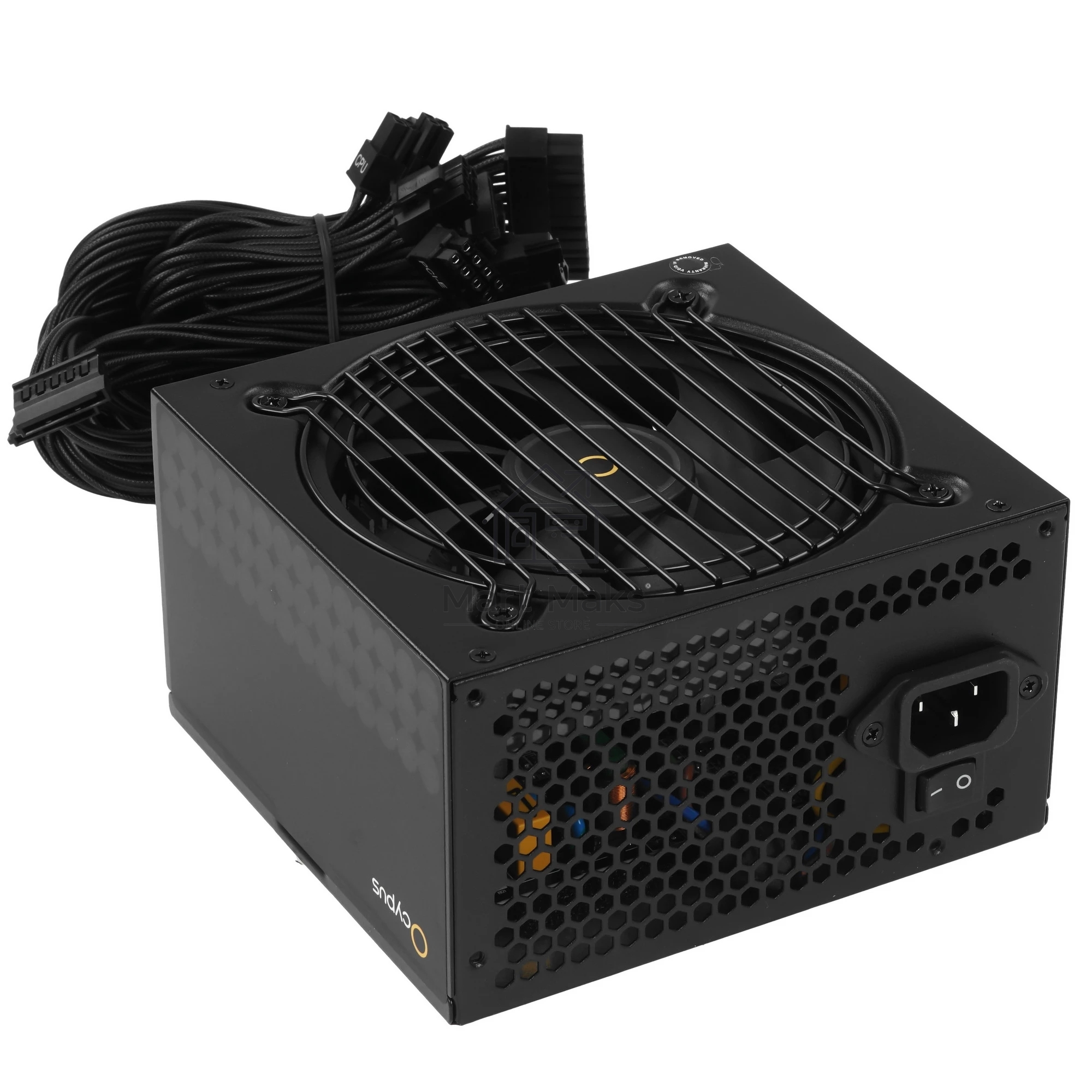 Блок питания 750W Ocypus Gamma P750 BK (ATX, 80+, APFC, 20+4 pin, 120mm fan, PCI-E 6+2Px4, 6xSATA) (Gamma-P750-W1HDBK024X-EU)